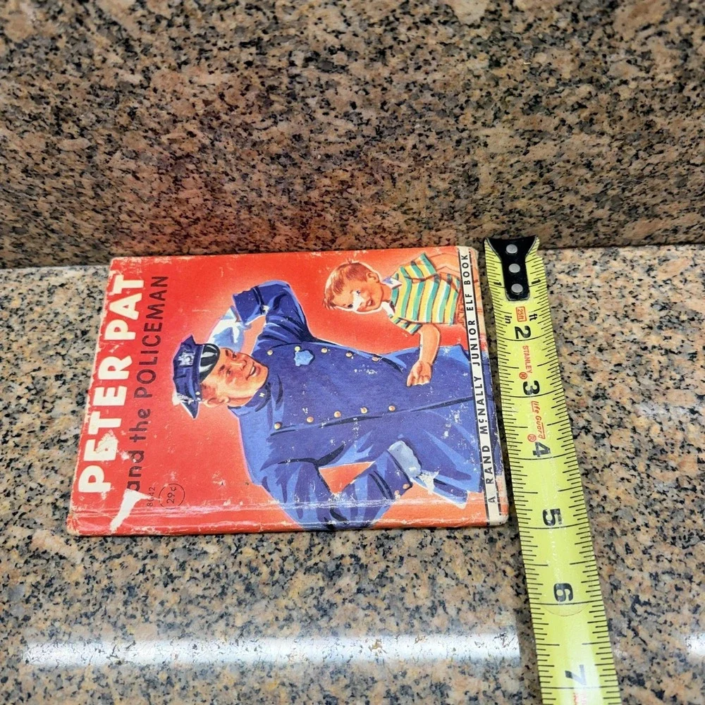 VTG 1948 Peter Pat And The Policeman Stahlmann Rand McNally Hardcover Book